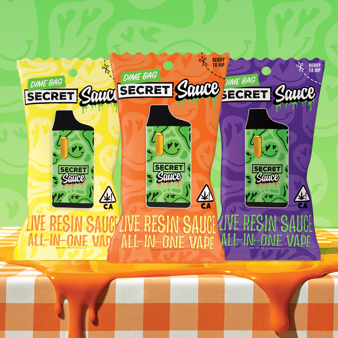 Dime Bag Secret Sauce Live Resin All in One Cannabis Vape